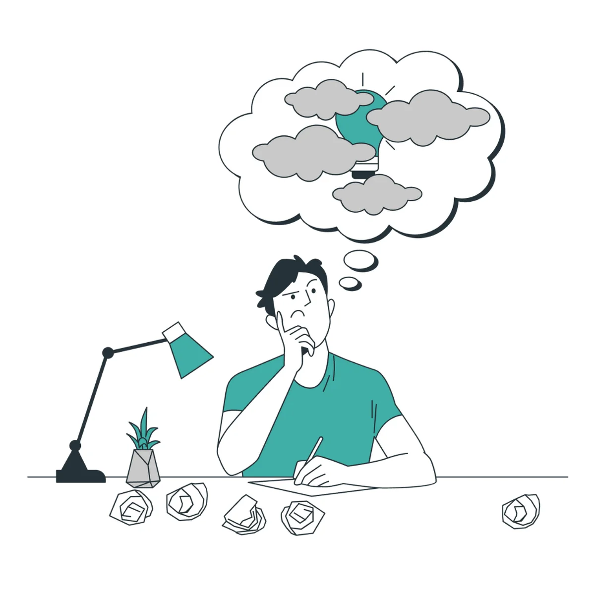 mikor segít az írás