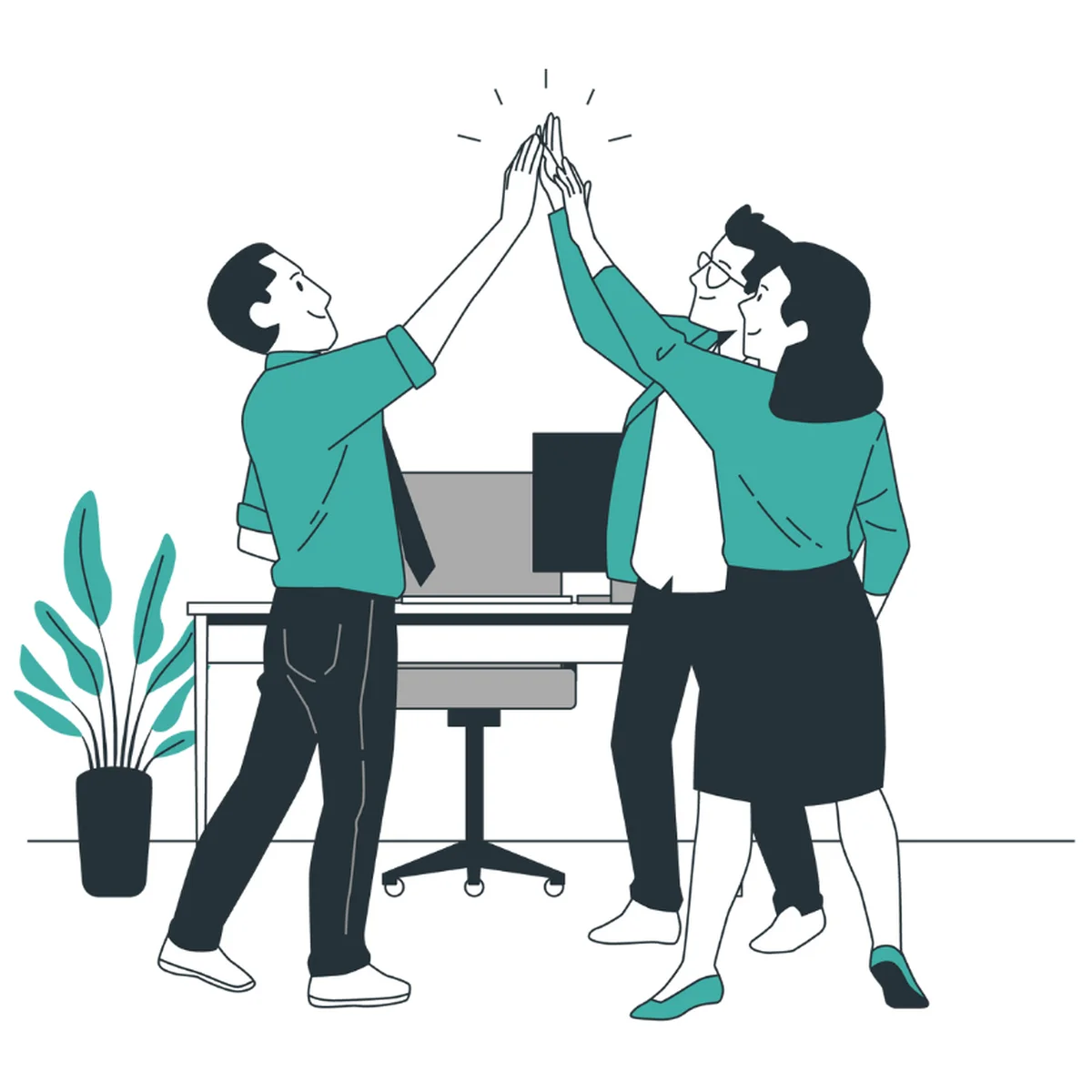 céges együttműködés tréning siker